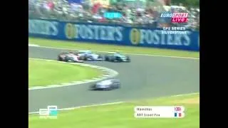 Lewis Hamilton double overtaking at Silvertone 2006