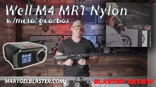 The Well M4 MRT Nylon with Metal Gearbox - M4A1 Gelblaster Review