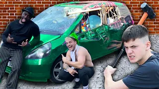 Break Into This LOCKED Car To WIN What's Inside! (Challenge)