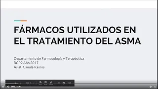 Farmacología del asma