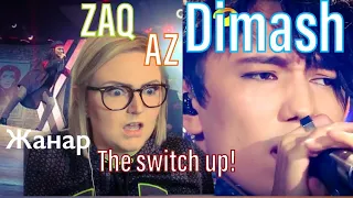 Nikkee Reacts to Dimash Kudaibergen The Show Must Go On & Жанар Дугалова, ZAQ A.Z Айта берсiн GAKKU