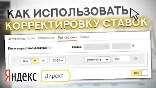 Корректировка Ставок Яндекс Директ / КАК ИСПОЛЬЗОВАТЬ?