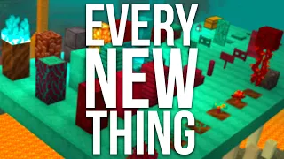 Every New Item and Block in the Nether Update Snapshot 20w06a