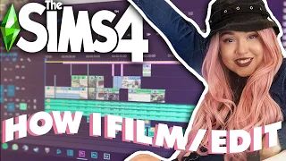 how i film & edit my Sims videos! *spilling all my secrets* | Free Music, Effects, Thumbnails!