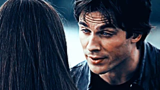 Damon ~ Elena (Caroline) ~ полетели вниз.