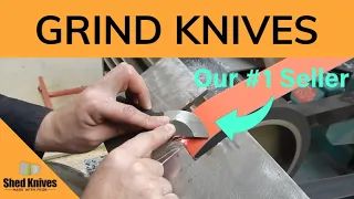 HOLLOW GRINDS: How I Grind My Blades Ft. 2023 Skur | Shed Knives #shedknives