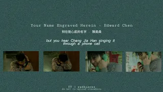 Your Name Engraved Herein【刻在我心底的名字】 but you hear Chang Jia Han singing it through a phone call