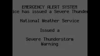 Severe Thunderstorm Warning: Topeka, KS (4/27/12)