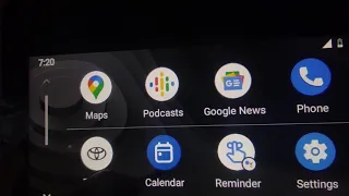 How to play android auto in Innova crysta or fortuner