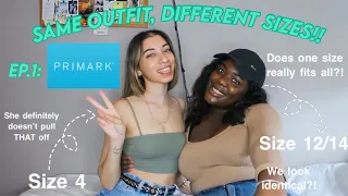 Same outfit, different sizes: ep.1 - Primark || Dani x Lex