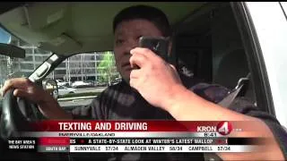 Texting Drivers Behave Badly