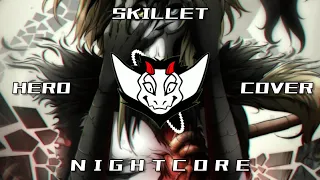 Skillet - HERO (Cover Jonathan Young & Caleb Hyles) HQ | ✘ Nightcore