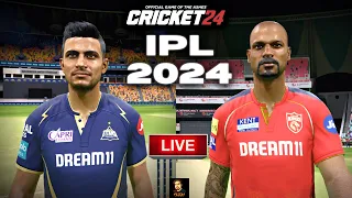IPL 2024 GT vs PBKS T20 Match - Cricket 24 Live - RtxVivek