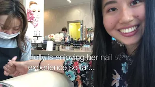 My first time at the nail salon!