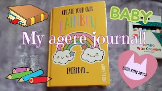 My agere journal tour! | Age regression