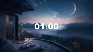 1 Minute Timer with Music | Eternal Calm Music