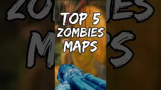 TOP 5 ZOMBIES MAPS IN BO1! | Call of Duty Shorts