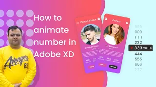 How To Animate Numbers | Adobe XD | UI Design | Mobile Interaction