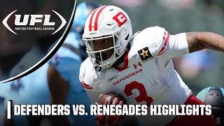 COME FROM BEHIND VICTORY 🙌 D.C. Defenders vs. Arlington Renegades | UFL Highlights