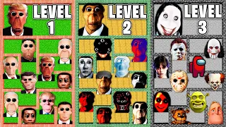 SECRET SURVIVAL MAZE LEVEL of 100 NEXTBOTS in MINECRAFT animation OBUNGA FAMILY gameplay coffin meme