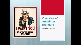 American Literature Timeline Overview