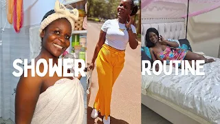 My quick full body freshen-up routine|hair care routine | Kenyan Youtuber.