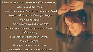 CamiIa Cabello - God Is A Woman (Lyrics)