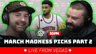March Madness Picks Part Two - College Basketball Betting Picks 3-22-24 (Ep. 1925)