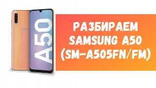 Разборка Samsung A50 (SM-A505F). Disassembly Samsung A50