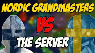 NORDIC GRANDMASTERS VS THE WHOLE SERVER | Rise of Nations Roblox