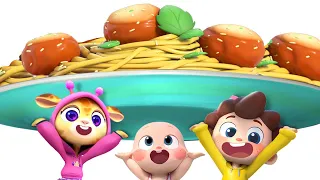 Baby Loves Meatball | On the Top of Spaghetti | Nursery Rhymes & Kids Songs | BabyBus