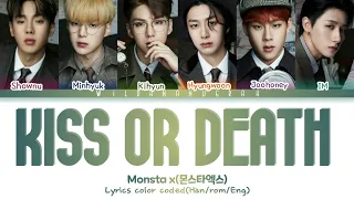 MONSTA X (몬스타엑스) " KISS OR DEATH " TEASER LYRICS COLOR CODED(HAN/ROM/ENG/가사)