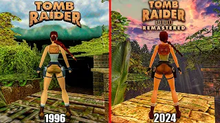 Tomb Raider I–III Remastered VS Original Graphics Comparison 4k60fps