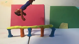 Simone Biles Olympics 2020 Claymation Test