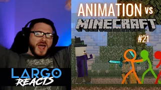 Animation Vs Minecraft (21) - Largo Reacts