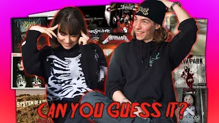 Guess the METAL Song in 1 Second Challenge w/ My Girlfriend