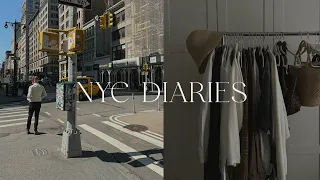 NYC DIARIES: EVENTS IN THE CITY AND PREPPING FOR A TRIP | ALYSSA LENORE