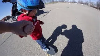 First Father-Son Skateboard Session!