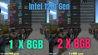 Single vs Dual RAM  - 1x8gb vs 2x8gb