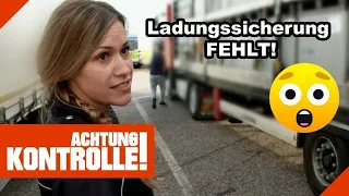 KATASTROPHE! 😱 Ladungssicherung stimmt HINTEN und VORNE nicht! |2/2| Kabel Eins |Achtung Kontrolle