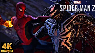 Peter and Miles VS Venom with the Classic Suits | Marvel's Spider-Man 2 (4K 60FPS HDR)