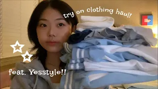 YESSTYLE try on HAUL!! new clothes for the fall 🛍