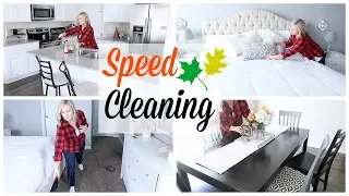 CLEANING MOTIVATION| SPEED CLEANING MY HOUSE| POWER HOUR| SAHM