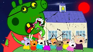 Zombie Apocalypse, Zombie Appears To Visit Peppa Family🧟‍♀️ | Peppa Pig Funny Animation