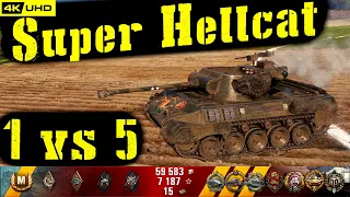 World of Tanks Super Hellcat Replay - 9 Kills 4.1K DMG(Patch 1.6.1)