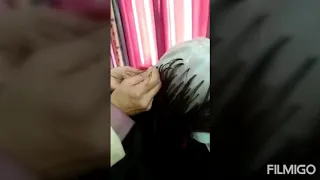 Grace Beauty Parlour - Hair Highlights using Cap Highlighting Technique at salon