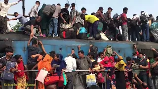 Most Packed Eid Festival Special Train of Bangladesh Railway |  Eid Festival Special Train |