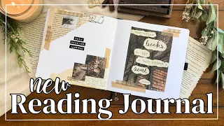 2024 READING JOURNAL SET UP!🕯️New spread ideas + vintage vibes