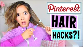 Pinterest HAIR Hacks Tested!