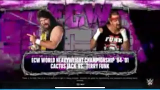 Terry Funk vs. Cactus Jack Texas Death Match WWE 2k24